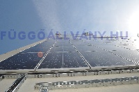 Az elkészült napelem modul szerelés